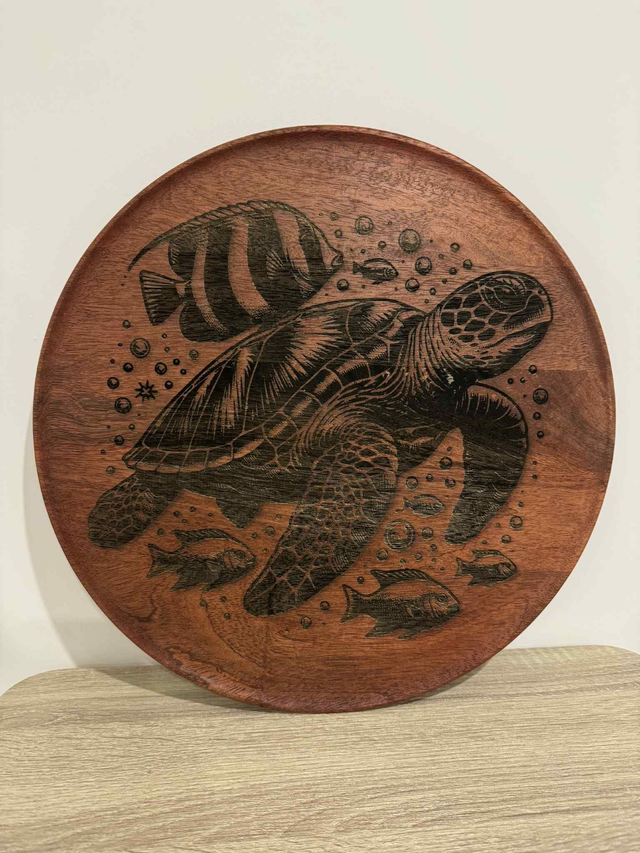 GRAND PLATEAU DECORATIF MANGUIER