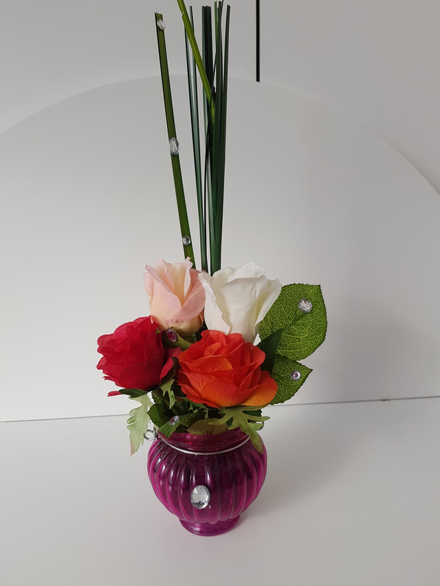Composition Florale Multicolore
