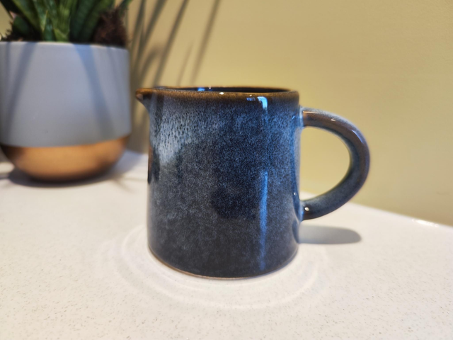 Two Tone Glazed Blue Jug