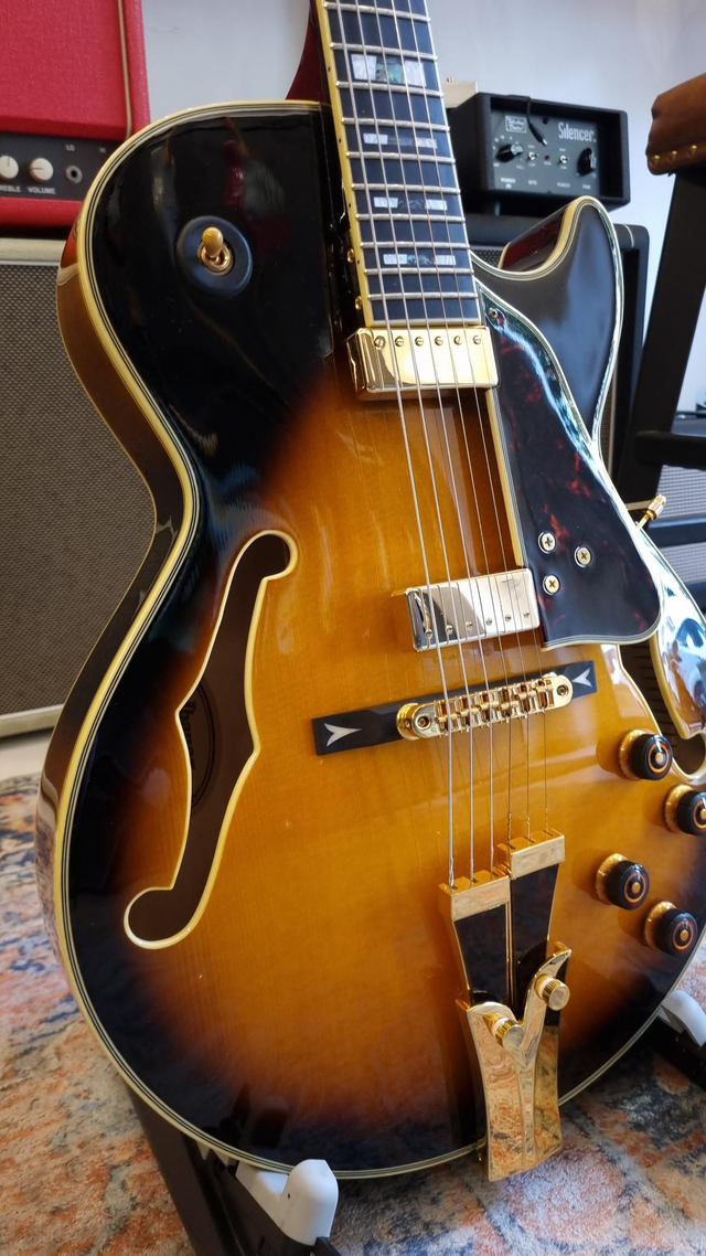 Ibanez George Benson GB10SE Brown Sunburst + Upgrade (Usato)