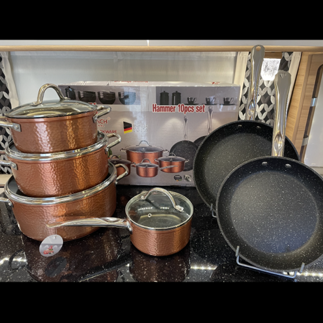 Batterie de cuisine 10 pièce 