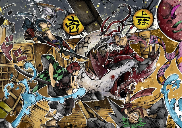 Demon slayer - fresque Partie 2