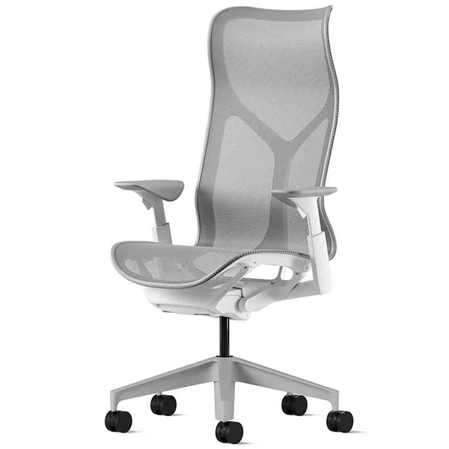 Herman Miller Cosm High-Back, Studio white / Mineral, 2D