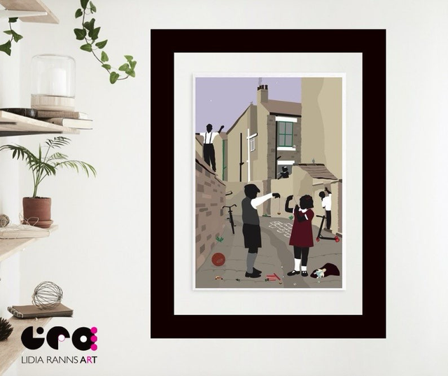 It's A Sixer - Conkers Bygone Childhood - Limited Edition art print of 50