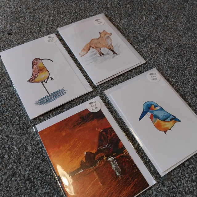 Hand-Drawn A6 Greeting Cards – Individual or Pack Options