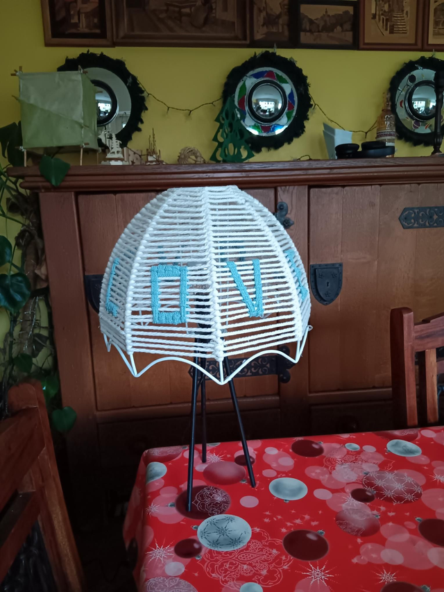 Lampenkap met eigen naam