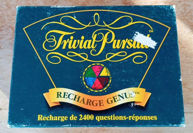 Jeu recharge Genus 2400 questions