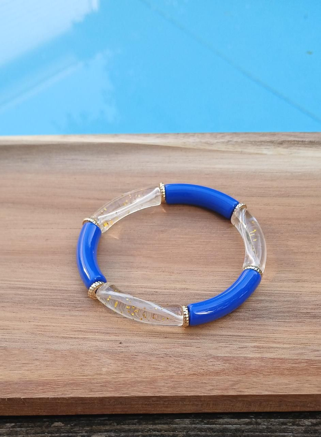 Bracelet perles tubes
