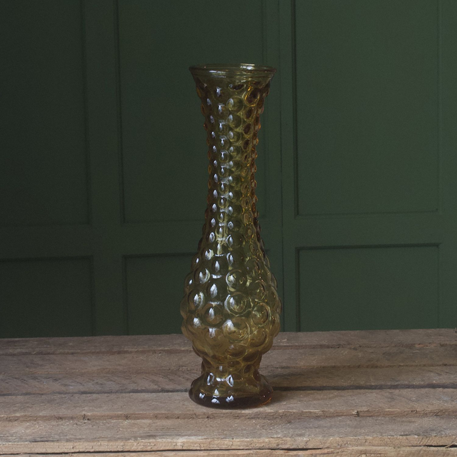 Bobbly Deep Orange Vase