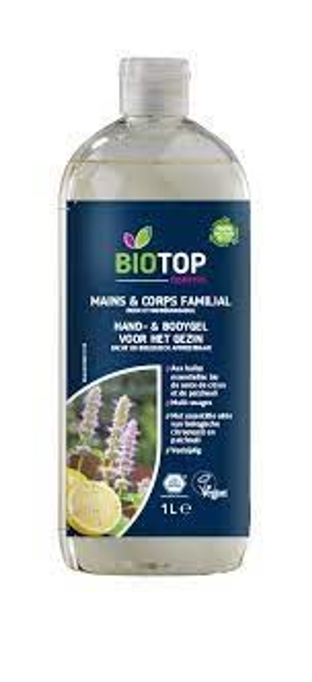 Biotop - Shampoing et gel douche familial - citron patchouli