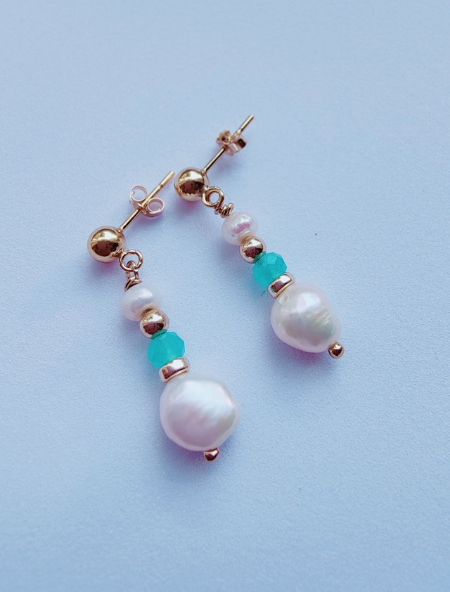 Boucles d&#039;oreilles Azur