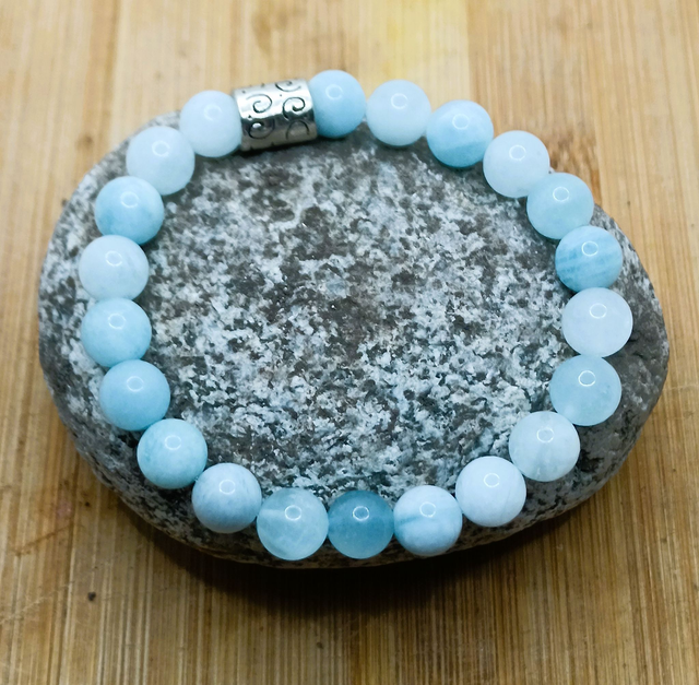BRACELET EN AIGUE MARINE