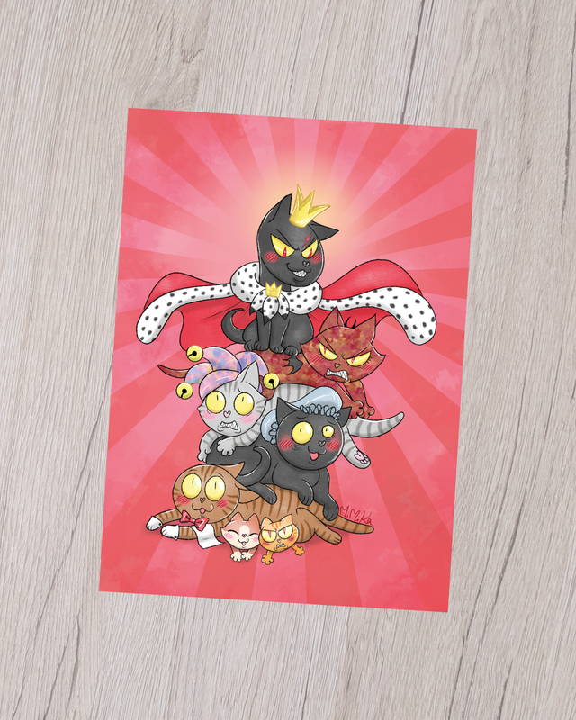 Illustration "Psykocat Roi"