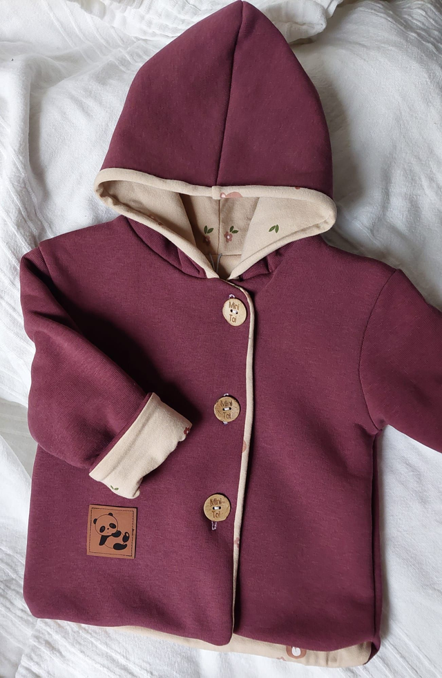 Veste sweat  62/68  "Panda"