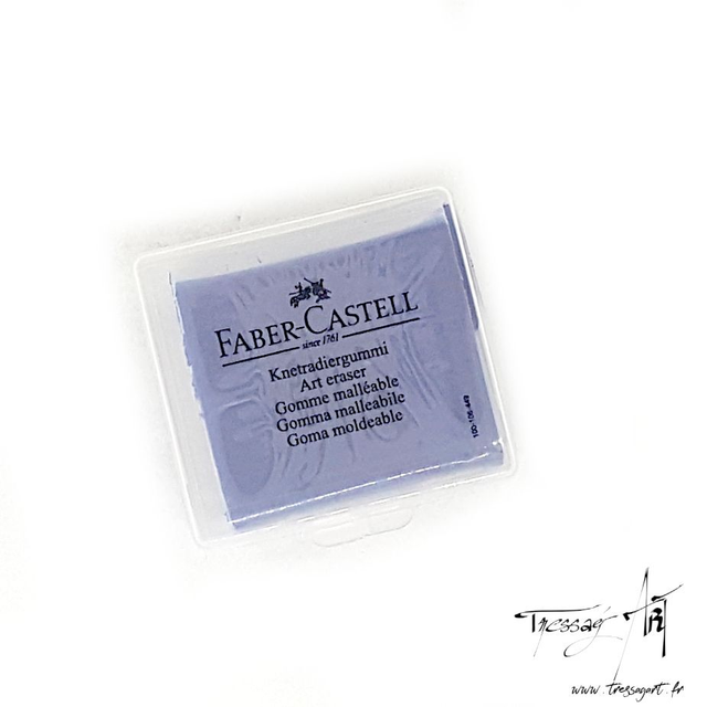 FABER CASTELL - GOMME MALLEABLE MIE DE PAIN BLEU FONCE - FB036001
