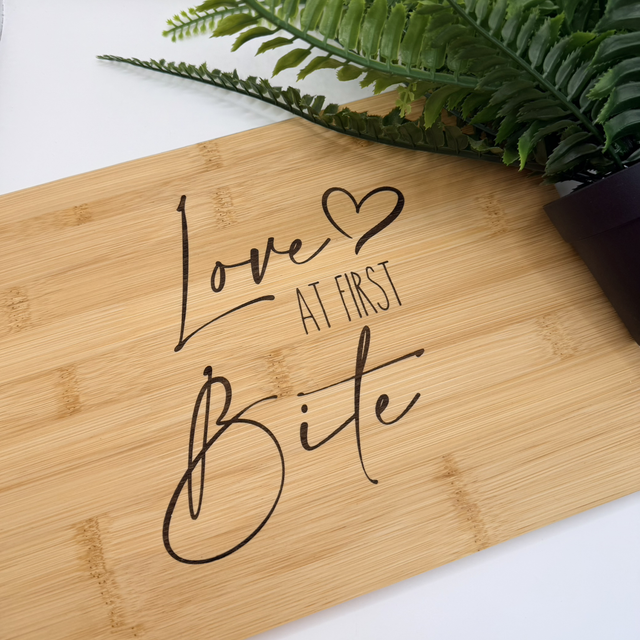 Love at first bite board