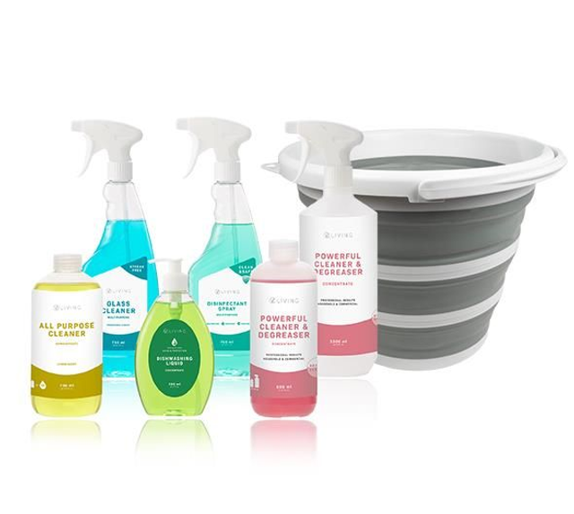 Complete Thuiszorg Set – 5 krachtige reinigers + gratis emmer