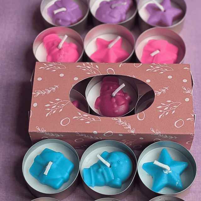 ✨ Lot de 3 bougies chauffe-plats – Non parfumées – Cire végétale