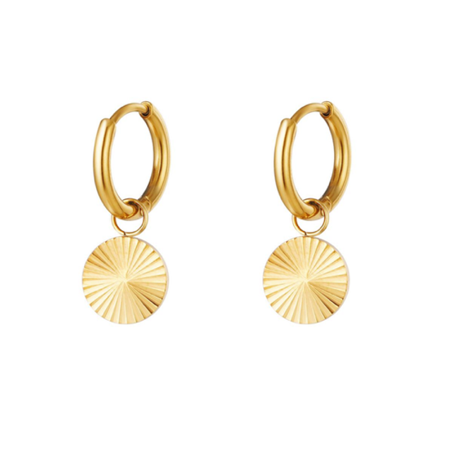 Oorbellen goud cirkel