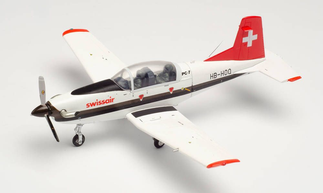 Pilatus PC-7 Turbo Trainer Swissair HB-HOQ