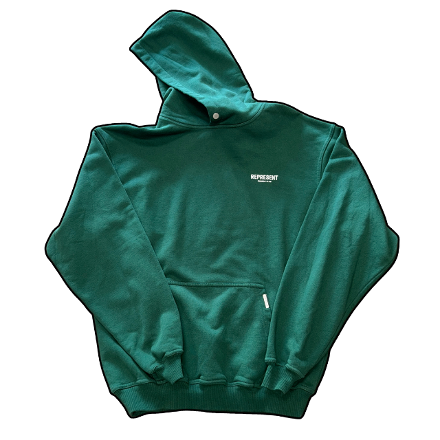 Represent Owner's Club Hoodie Green - S