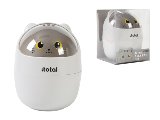 Mini Cestino da Scrivania itotal – GREY CAT