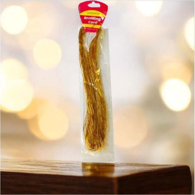 Magic Collection Braiding Cord BC002 – Gold | Hair Styling Accessories