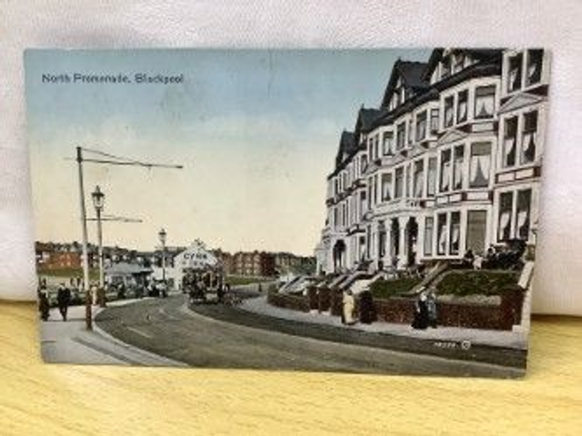 North Promenade, Blackpool, Lancashire, Posted 1917 Valentine&#039;s Series Antique Postcard. Our Ref No R 443 £2.50