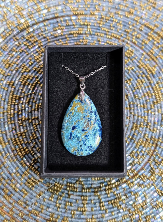 Pendentif Chrysocolle 