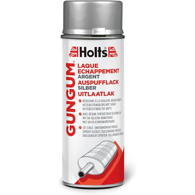 Holts 0192M Gun Gum Vernis pour Pot d&#039;échappement, Argent