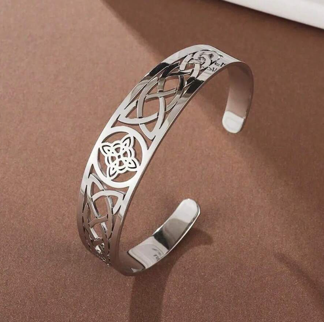 Bracelet nœud Celtique argent mixte