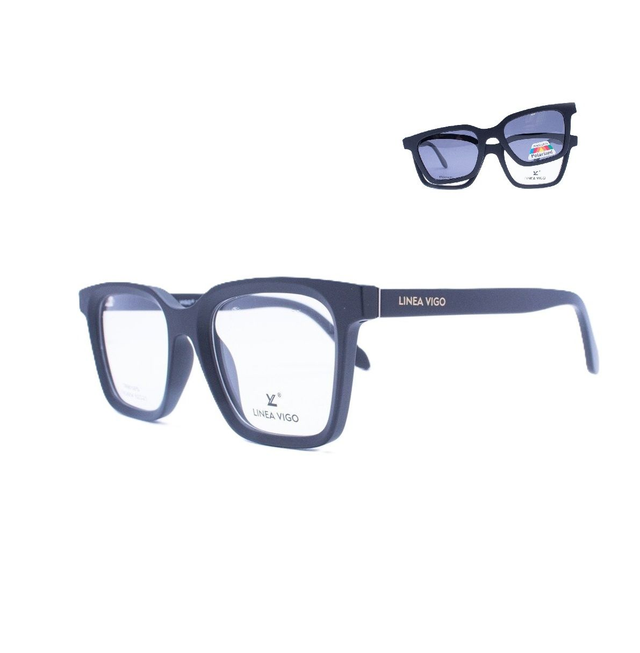 Armazón Linea Vigo FXLV-014 Óptico con Clip-On Polarizado