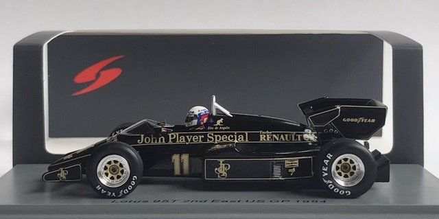 Lotus 95T GP USA East 1984 E. de Angelis Spark 1:43 Formel 1