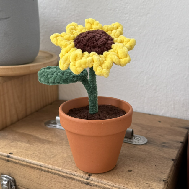 Tournesol - Effet peluche