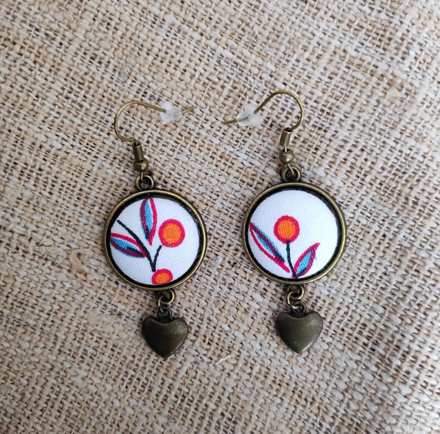 Boucles d'oreilles coeur 🧡