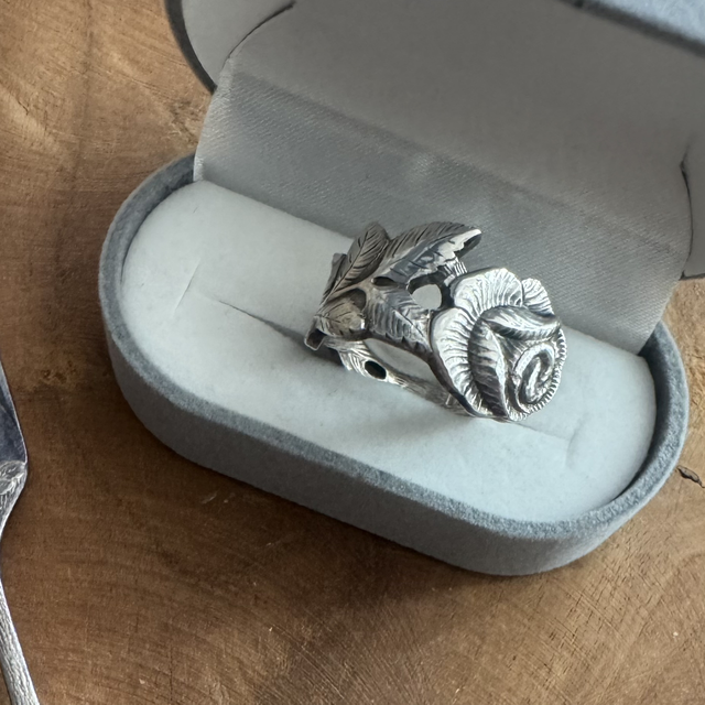 Bague cuillère Rose