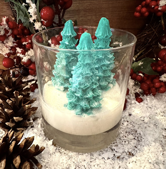 Verrine XL - Bougie de Noël