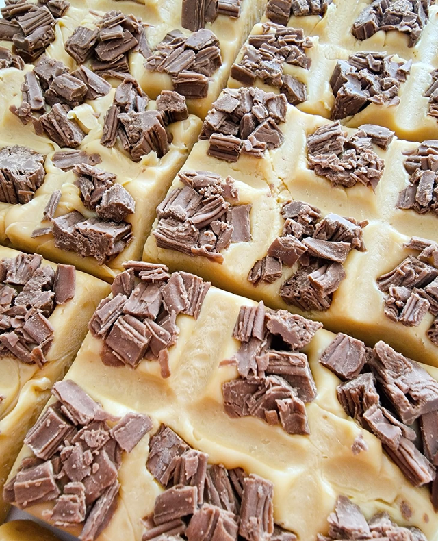 White chocolate &amp; Flake