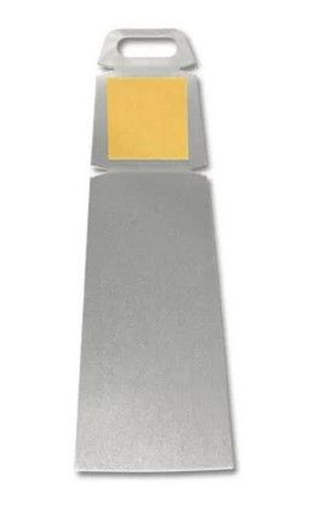 Présentoir en aluminium pour des panneaux photo en alu 50x140mm