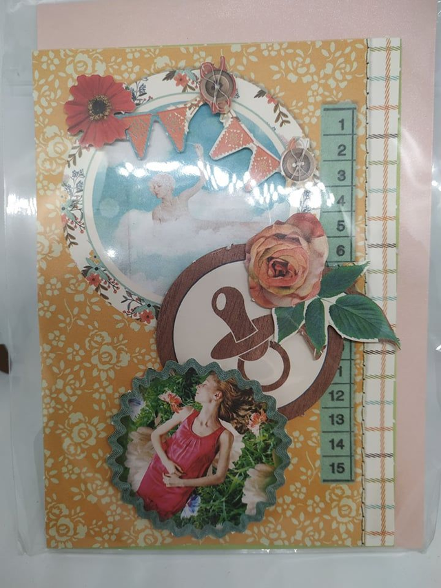 Carte naissance " Félicitation future Mom " N' 19