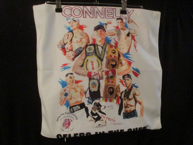 James 'The Truth' Connelly Bare Knuckle Boxer Picture Polyester Cushion Cover Only (45x45cm / 17.7x17.7in)