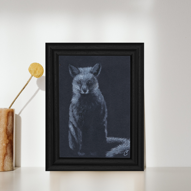 Aquarelle "Renard" - Œuvre Originale et unique 