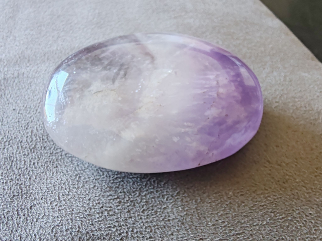 Galet Améthyste chevron