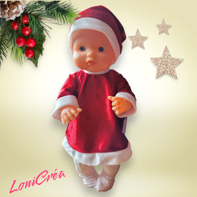 Robe de Noël, Bonnet &amp; Collant