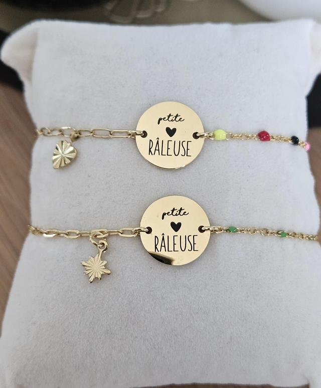 Bracelet chaîne &quot;petite râleuse &quot;