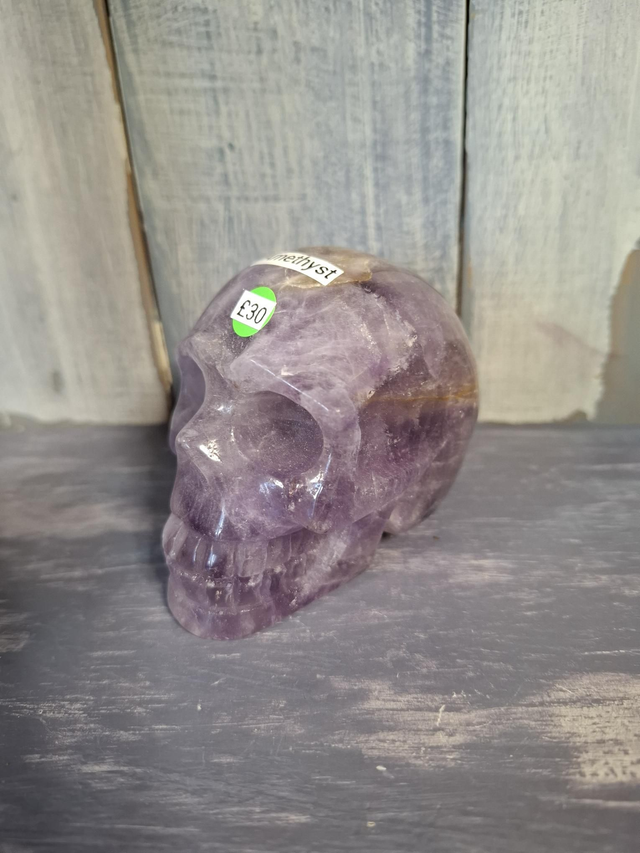Amethyst Skull