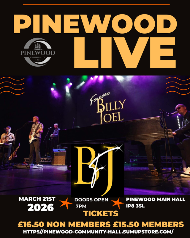PINEWOOD LIVE 2026 - FOREVER BILLY JOEL - MEMBERS TICKET