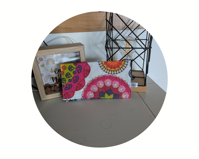 Protège chéquier mandala 