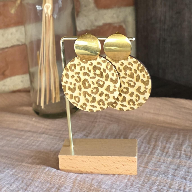 Boucles d’oreilles Leopardia – Élégance Sauvage et Intemporelle