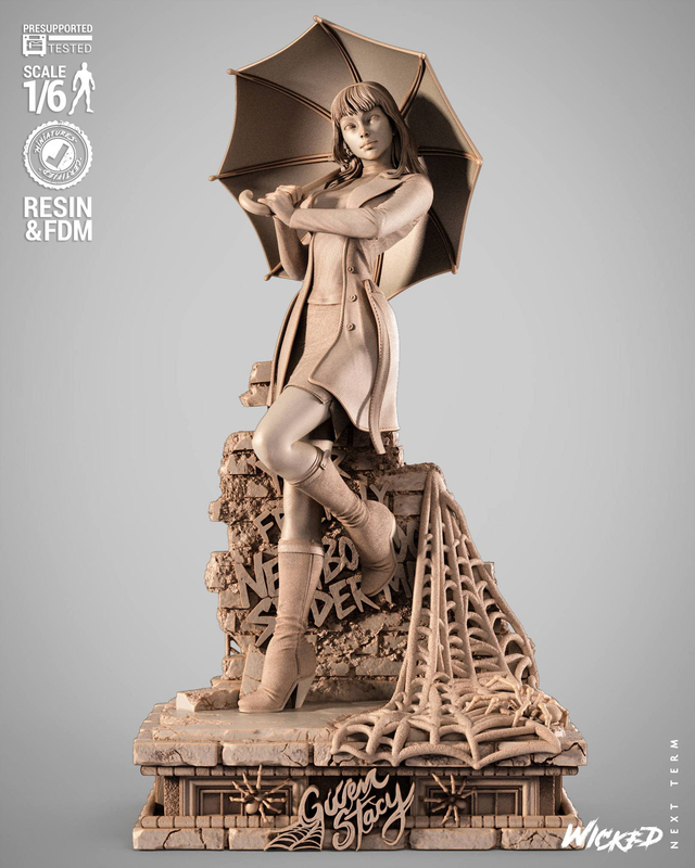 STATUE GWEN STACY série comics
